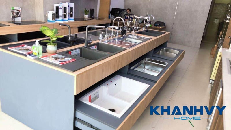 Khánh Vy Home cung cấp chậu rửa chén chính hãng, chất lượng cao