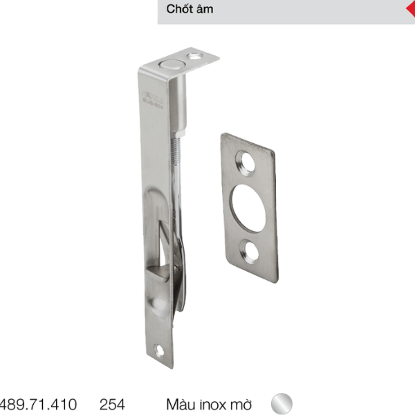 Chốt âm-Inox mờ 254mm Hafele 489.71.410