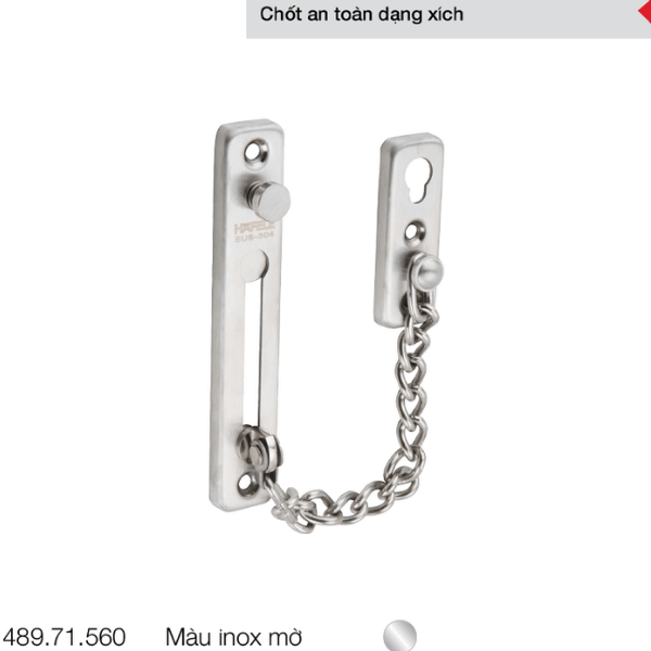 Chốt an toàn dạng xích Hafele 489.71.560