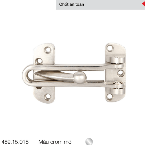 Chốt an toàn Hafele-Crom mờ 489.15.018