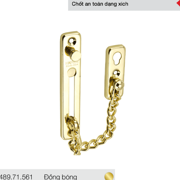 Chốt an toàn Hafele dạng xích 489.71.561