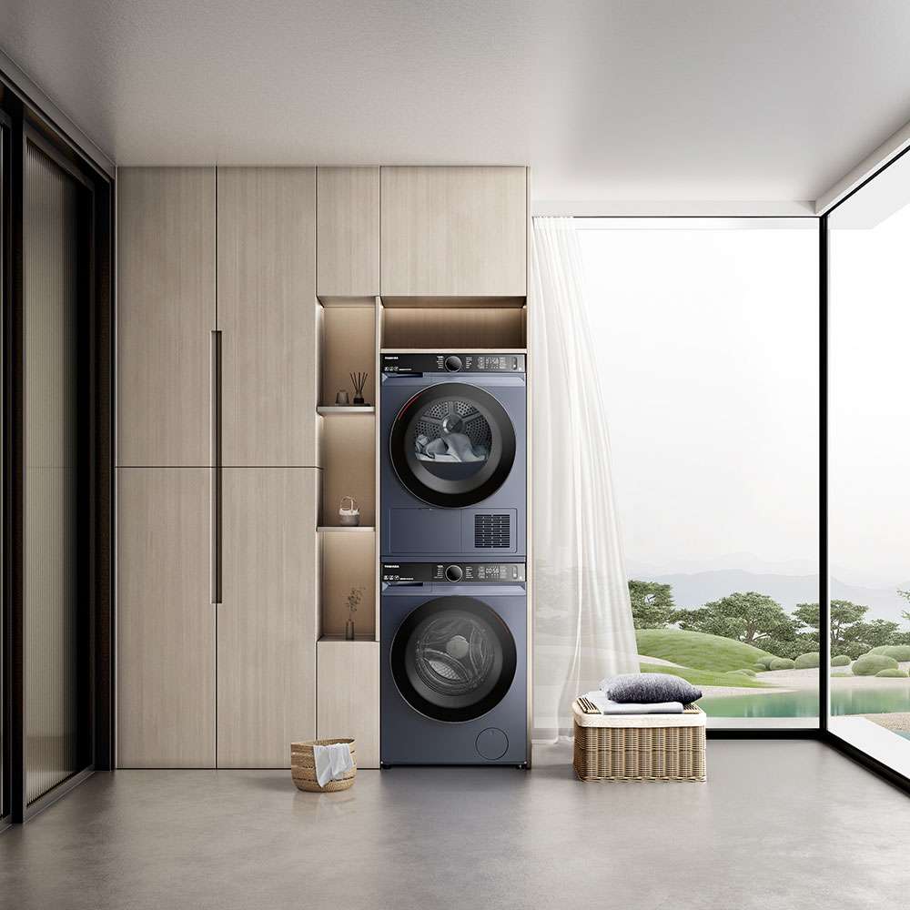 CÓ THỂ ĐẶT MÁY SẤY TRÊN MÁY GIẶT