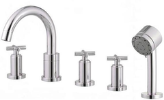 Bộ vòi xả bồn 5 lỗ Cotto CT248C16S41 nóng lạnh xây bệ Anthony