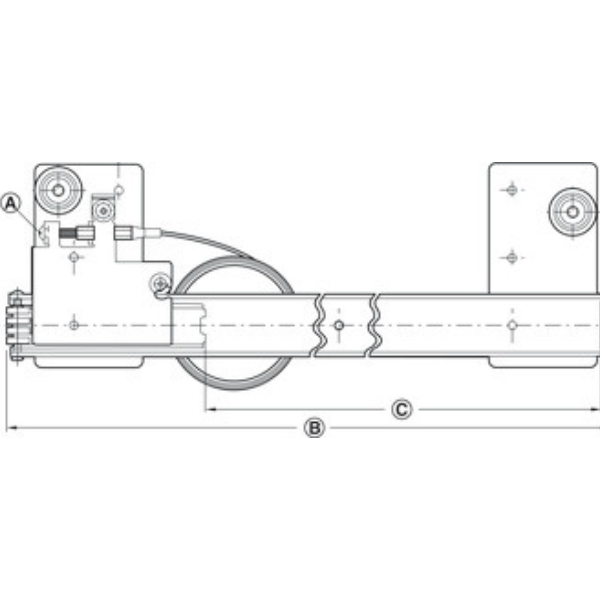 Cửa trượt xoay bằng gỗ Hafele 408.25.360