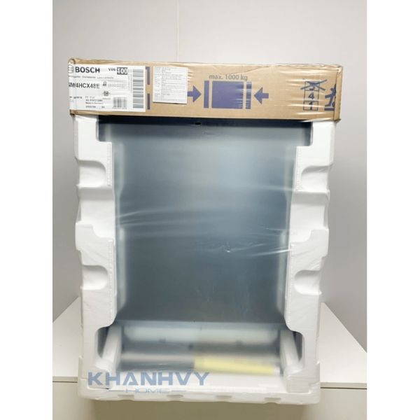Máy rửa chén Bosch SMV4HCX48E 14 bộ, Home connect, Series 4, âm tủ