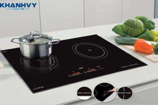 Mặt kính bếp điện từ dày, chịu lực và nhiệt