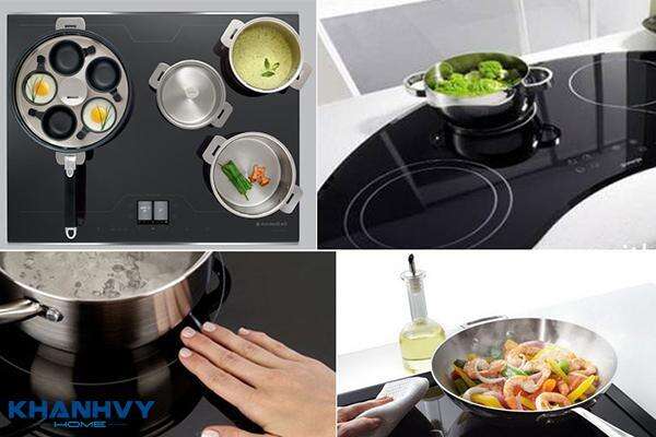 Có nhiều ưu điểm hơn so với bếp ga, bếp hồng ngoại