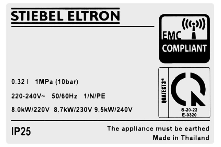 Máy nước nóng Stiebel Eltron DDC 8 EC trực tiếp đa điểm