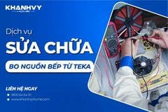 Sửa bo nguồn bếp từ Teka