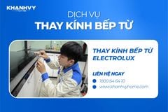 Thay kính bếp từ Electrolux