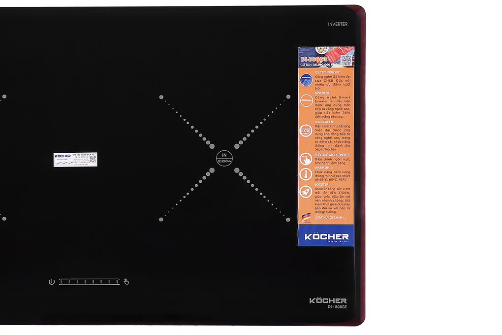 Bếp từ 2 vùng nấu Kocher DI-808GE