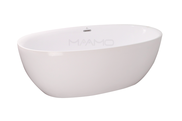 Bồn tắm Maamo MA-2404 ovan thành mỏng ( Bồn Ngâm)