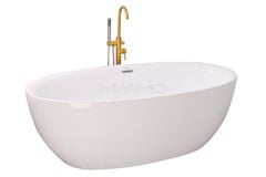 Bồn tắm Maamo MA-2404 ovan thành mỏng ( Bồn Ngâm)