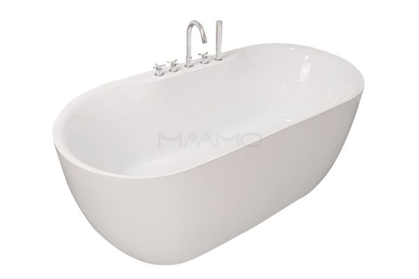 Bồn tắm thỏi vàng Maamo MA-2423SV thành mỏng gắn sen vòi