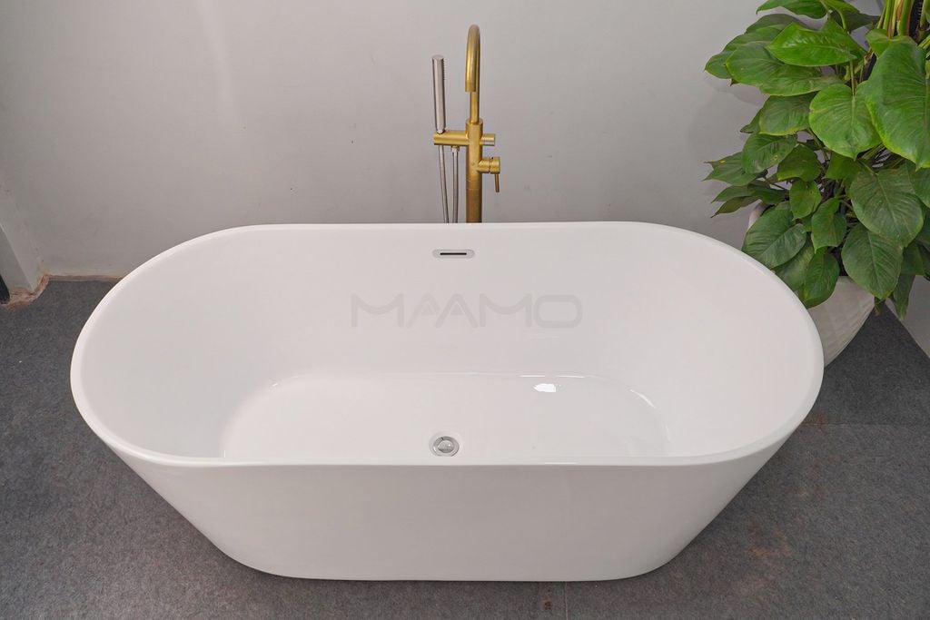 Bồn tắm Maamo MA-2402 ovan cạnh thẳng