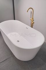 Bồn tắm Maamo MA-240515 ovan cạnh thẳng thành mỏng