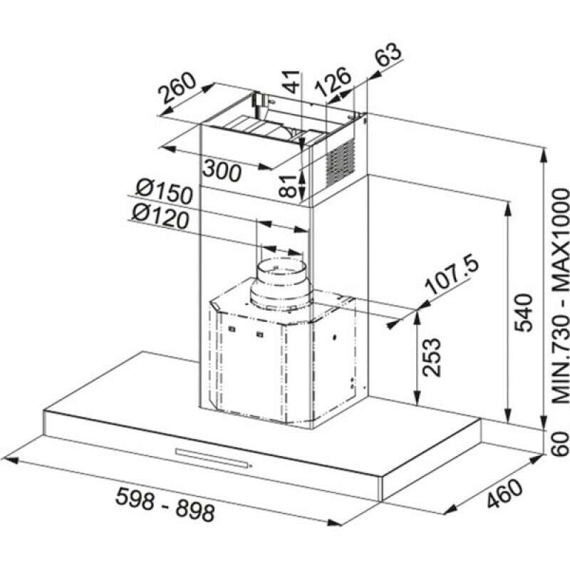 Máy hút mùi Franke FCR 925 TC WH/XS 110.0379.172