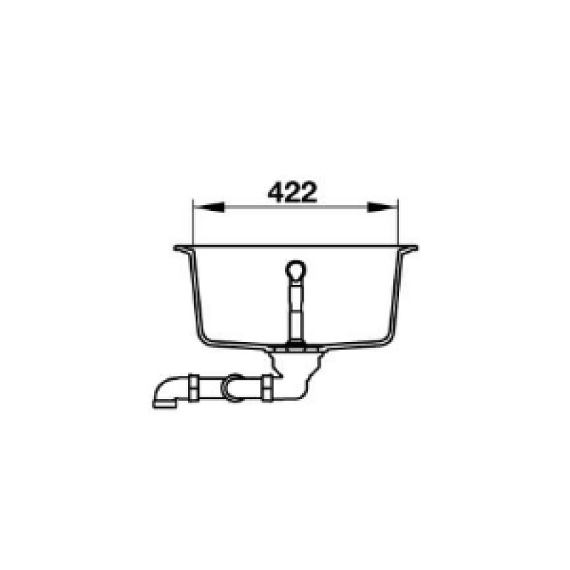 Chậu rửa chén Hafele JULIUS HS-GDD11650 570.35.560