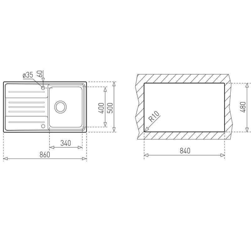 Chậu rửa chén Teka Stage 45 1B 1D 40108011