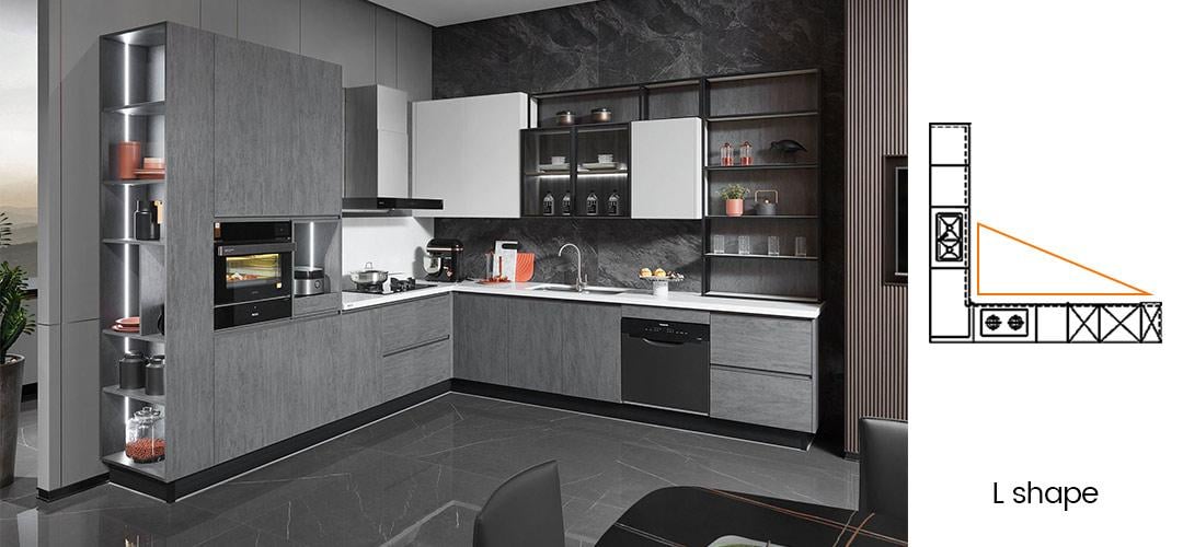 Bố cục nhà bếp hình chữ L