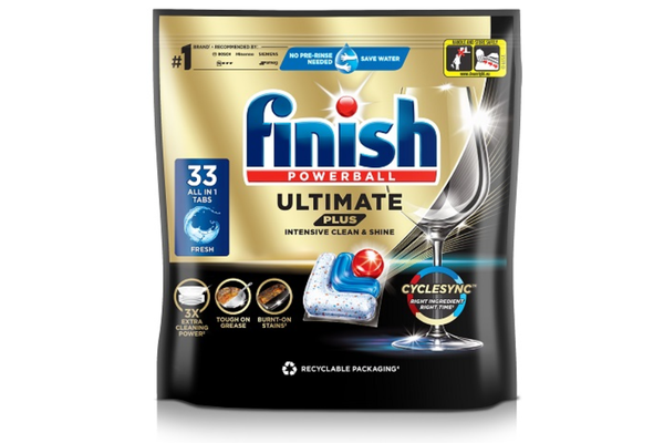 Viên rửa bát Finish 11162R Ultimate Plus túi 33 viên