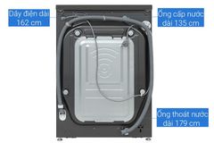 Máy giặt sấy LG FV1411D4B AI DD™ 11/7kg màu đen