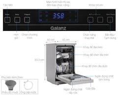 Máy rửa chén độc lập Galanz W45A3A401M-0E1(SS)