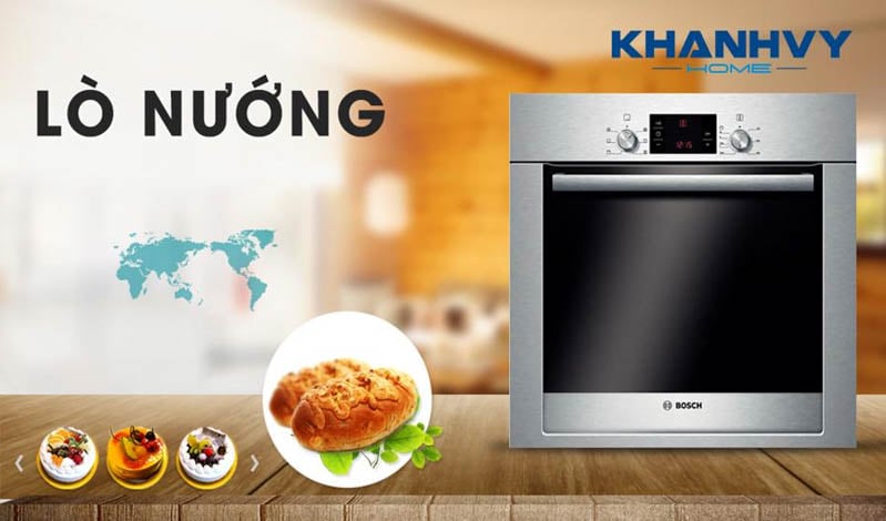 Lò nướng Bosch là thiết bị gia dụng hiện đại