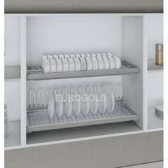 Giá bát cố định inox SUS304 nan Oval Eurogold EPO8370