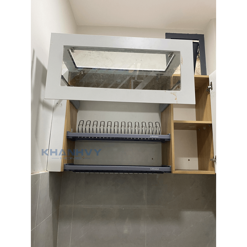 Giá bát cố định inox SUS304 nan Oval Eurogold EPO8380