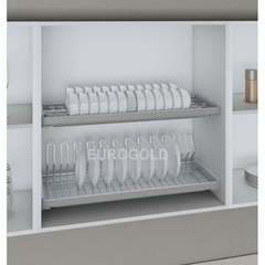 Giá bát cố định inox SUS304 nan Oval Eurogold EPO8390