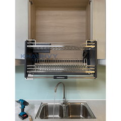 Giá bát di dộng inox SUS304 nan Oval Eurogold EPV9090