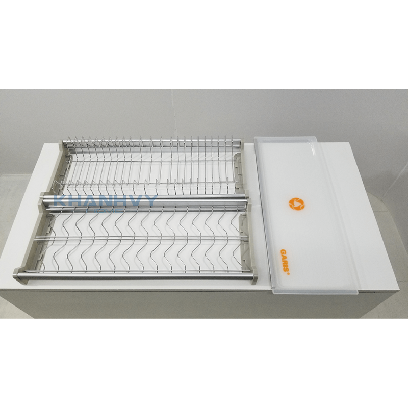 Giá bát đĩa cố định 2 tầng Garis GB04.60E