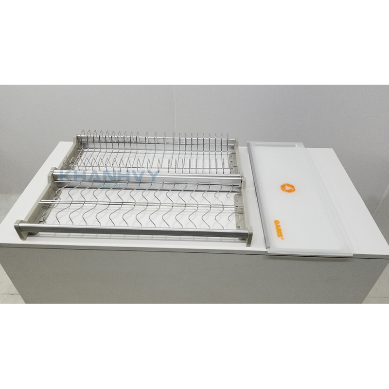 Giá bát đĩa cố định 2 tầng Garis GB04.60E