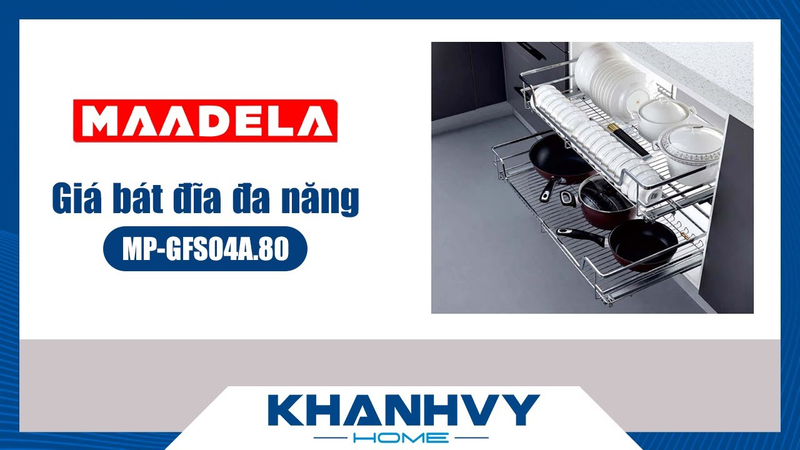 Giá bát đĩa đa năng Maadela MP-GFS04A.80