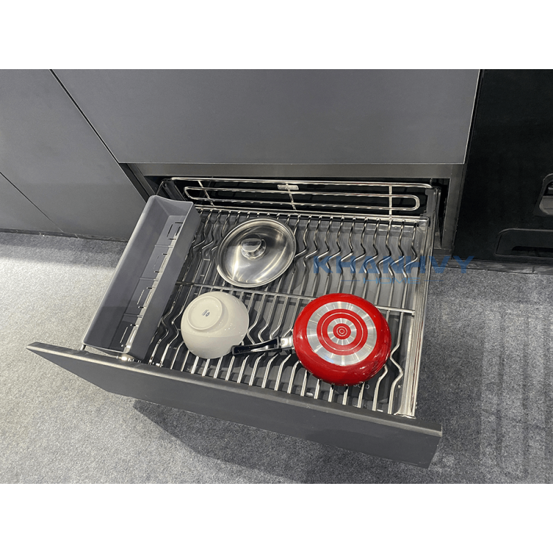 Giá bát đĩa inox SUS304 nan Oval Eurogold EPV5070