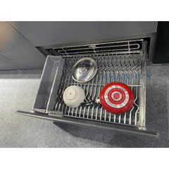 Giá bát đĩa inox SUS304 nan Oval Eurogold EPV5070