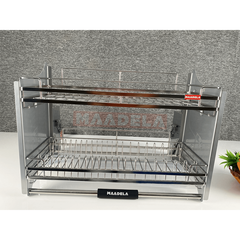 Giá bát đĩa nâng hạ Inox 304 cho tủ bếp trên Maadela MP-G30-2.90