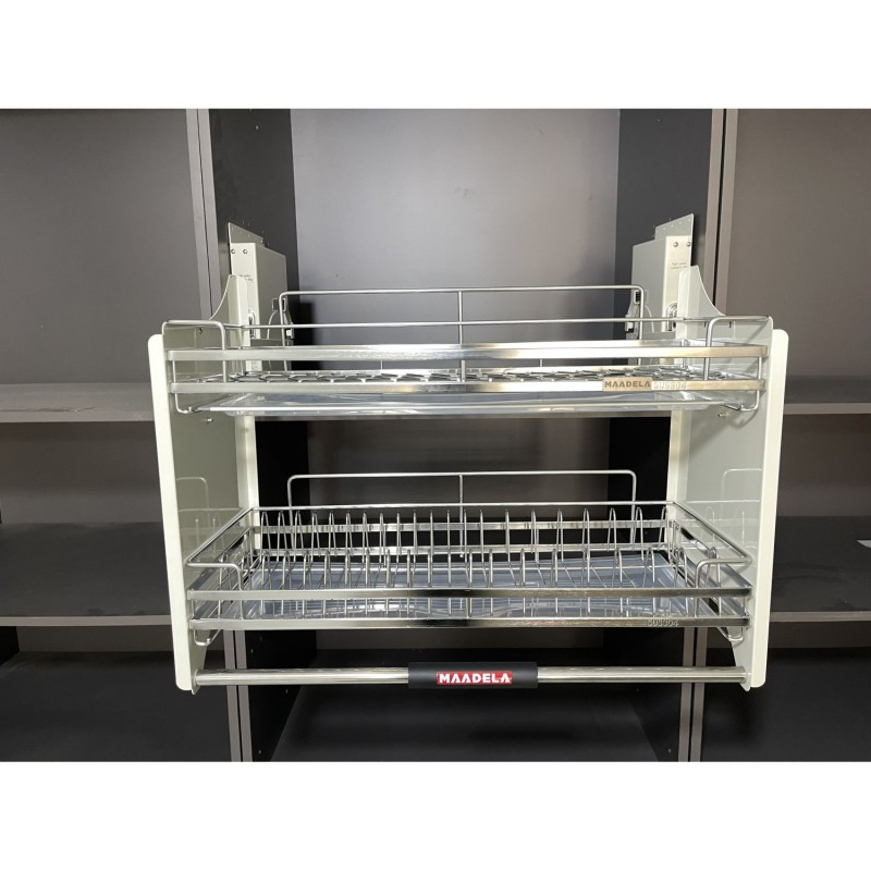 Giá bát đĩa nâng hạ Inox Maadela G1-800