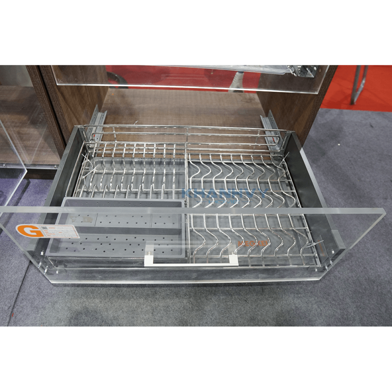 Giá bát đĩa, thìa đũa vách hộp Garis MD02.80V