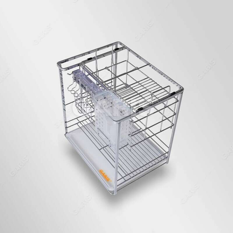 Giá dao thớt, gia vị, chai lọ cánh kéo Garis GM02.35C