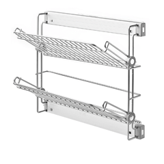 Giá để giày Hafele 2 khay lắp trái 805.81.077