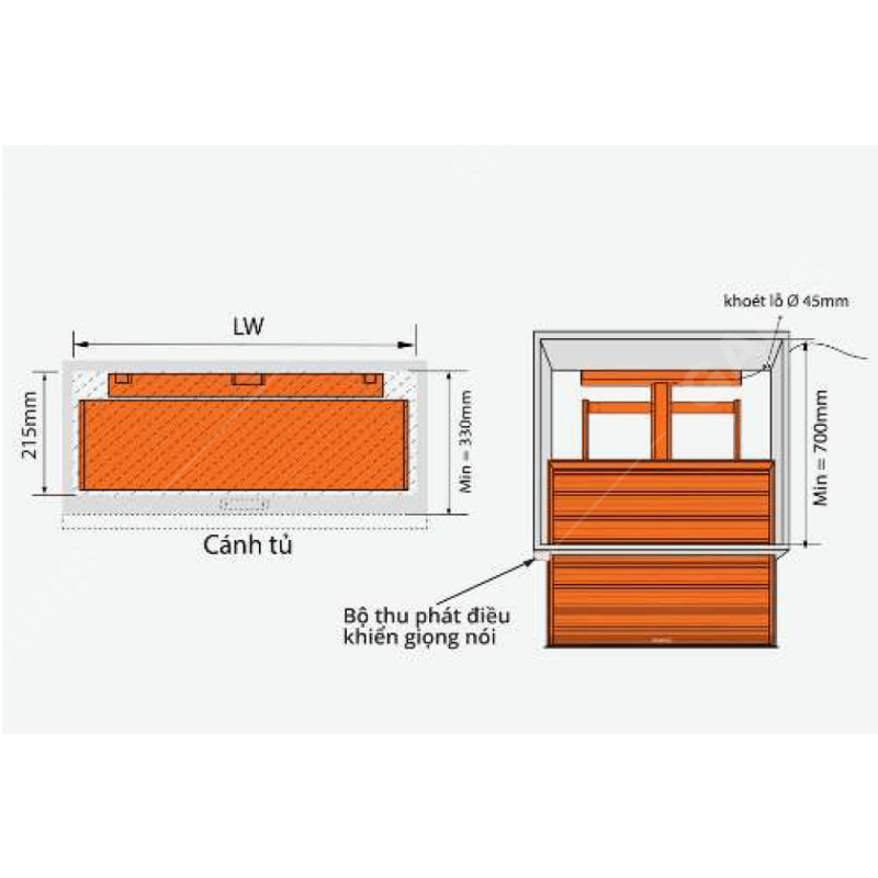 Giá nâng hạ thông minh Garis ML05.80X