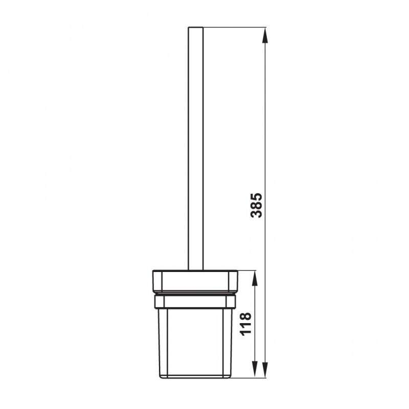 Giá treo cọ vệ sinh Hafele 580.41.450
