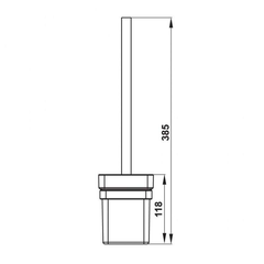 Giá treo cọ vệ sinh Hafele 580.41.450