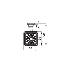 Giá treo cọ vệ sinh Hafele 580.41.450