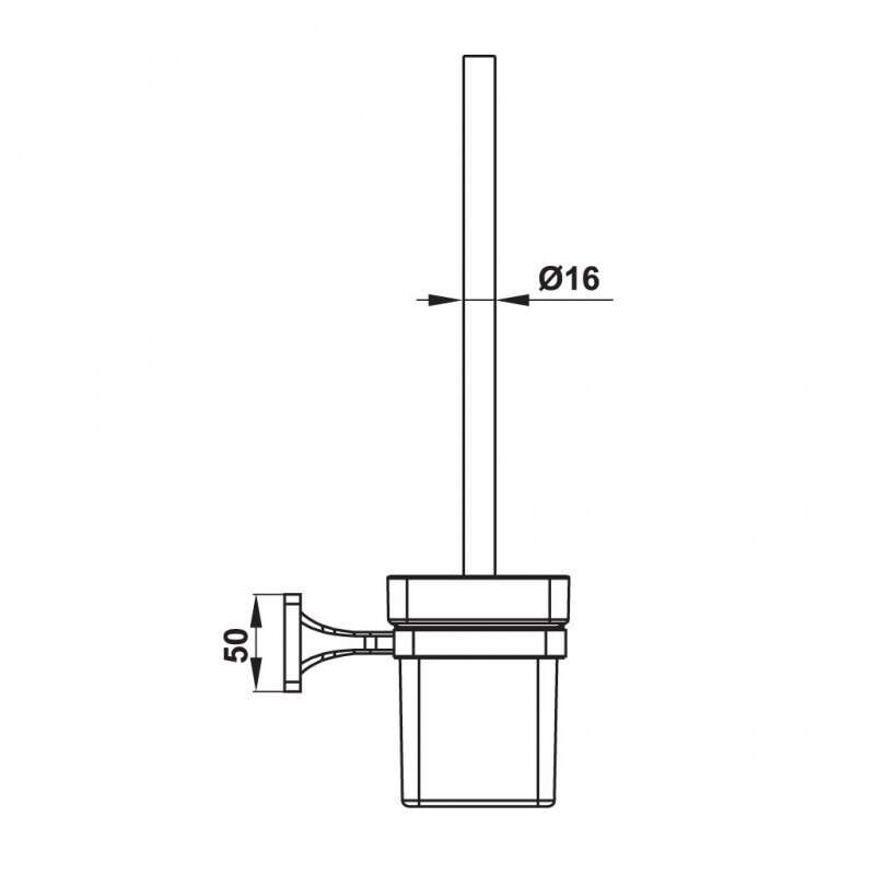 Giá treo cọ vệ sinh Hafele 580.41.450