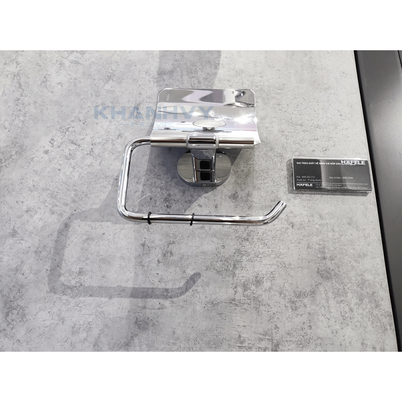 Giá Treo Giấy Vệ Sinh Có Nắp Che Hafele 495.80.112