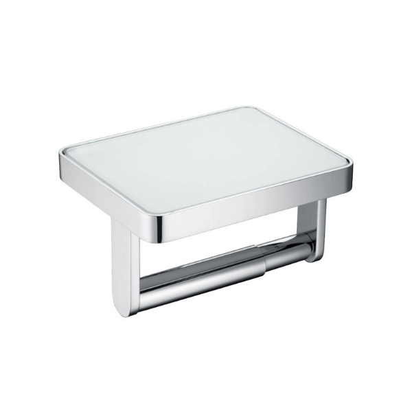 Giá treo giấy vệ sinh mặt kiếng trắng Hafele 495.80.231