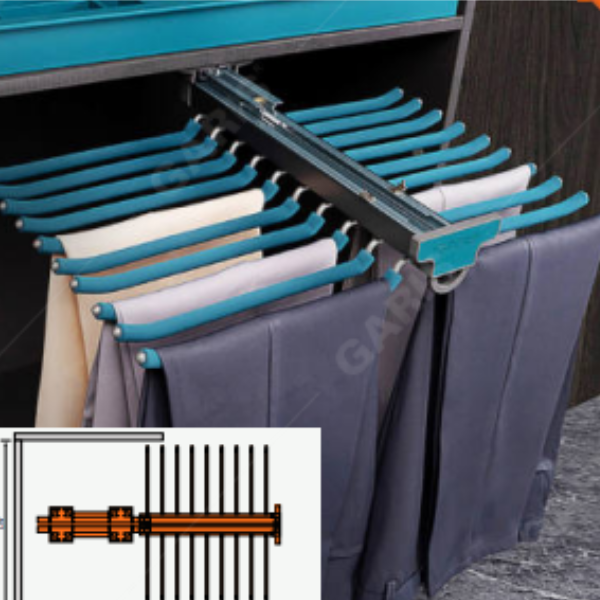 Giá treo quần âu đôi Garis GW35E